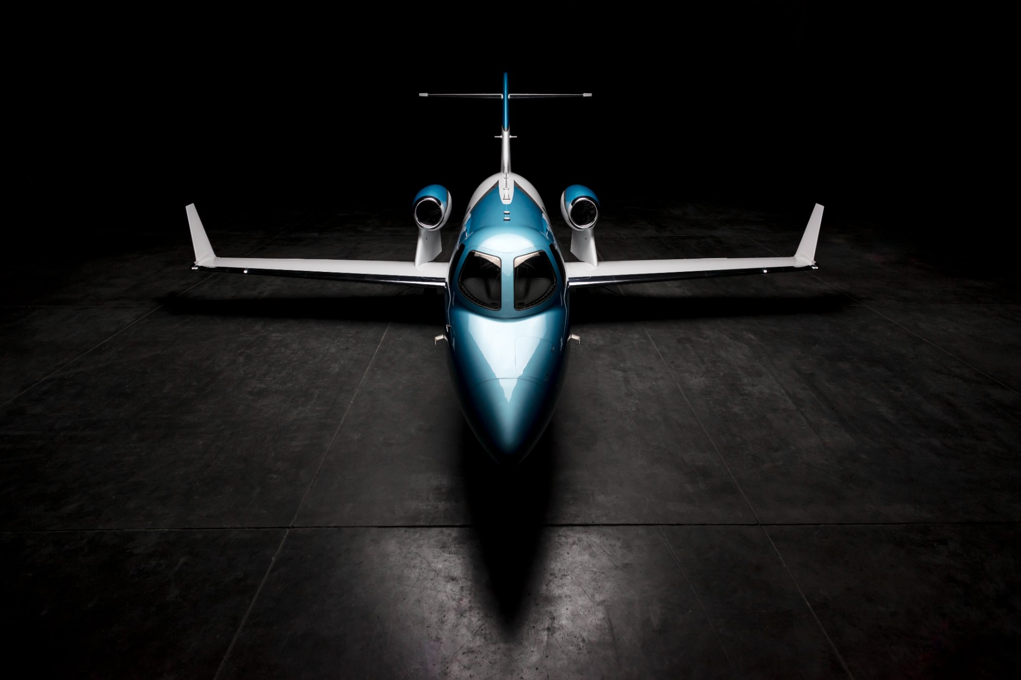 Dark hangar hero shot