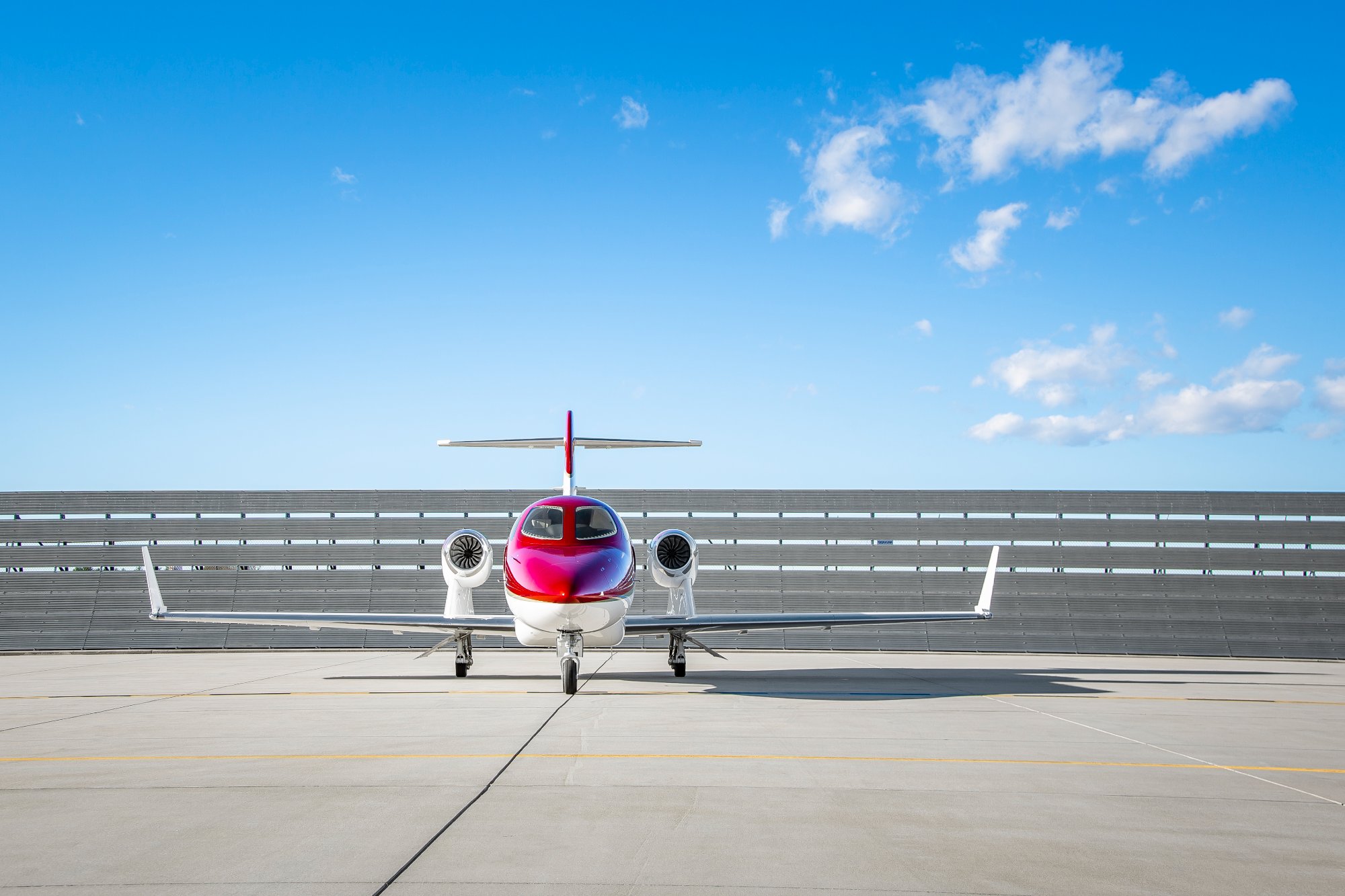 HondaJet front view on ramp